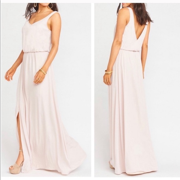 SMYM Kendall Maxi Dress Show Me The Ring Tan - Picture 1 of 7